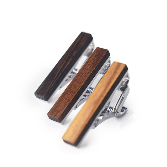 High-Grade Wooden Tie Clip